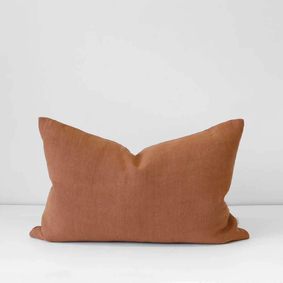 Thread Terracotta Heavy Linen Cushion - 40x60